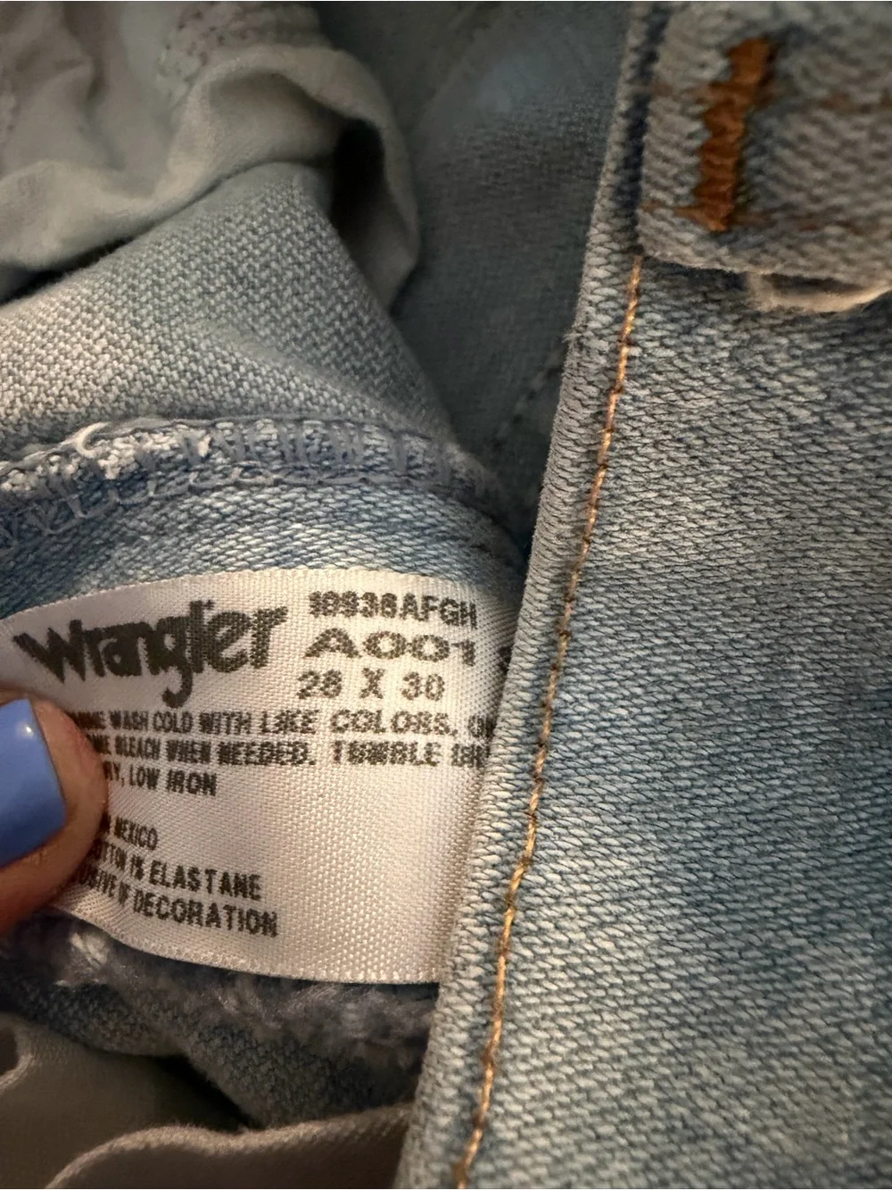 Wrangler Light Blue Women's Straight Leg Jeans